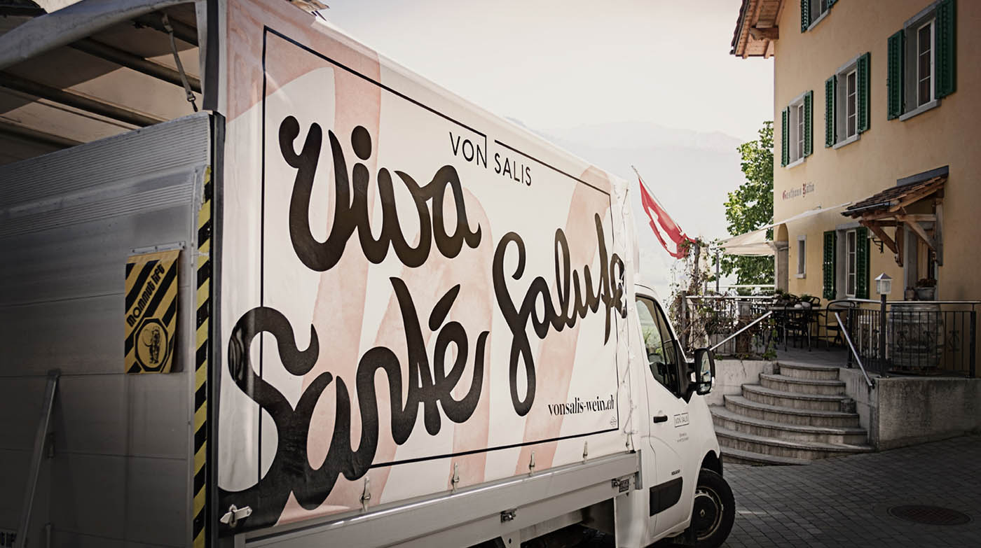 von Salis - Anlieferungs-LkW