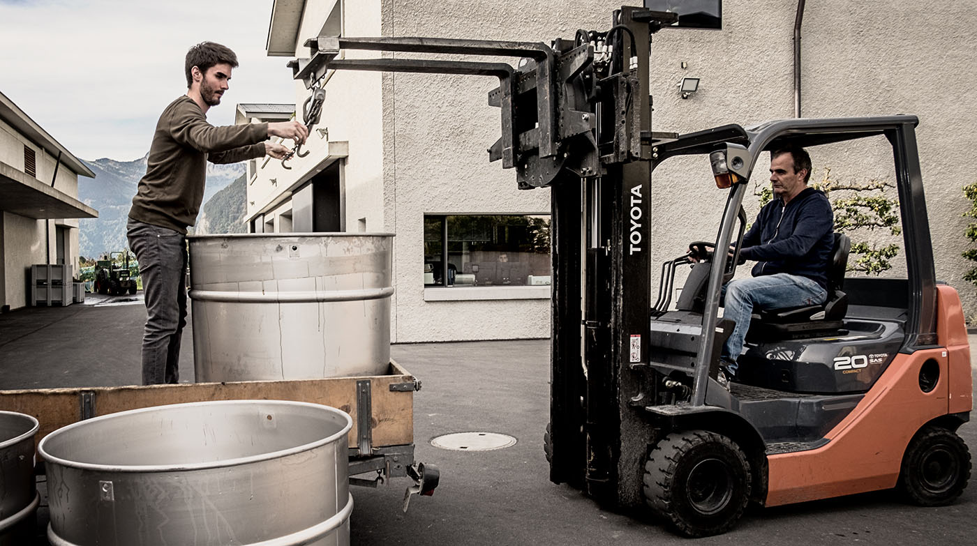 Ernte bei der Verarbeitung